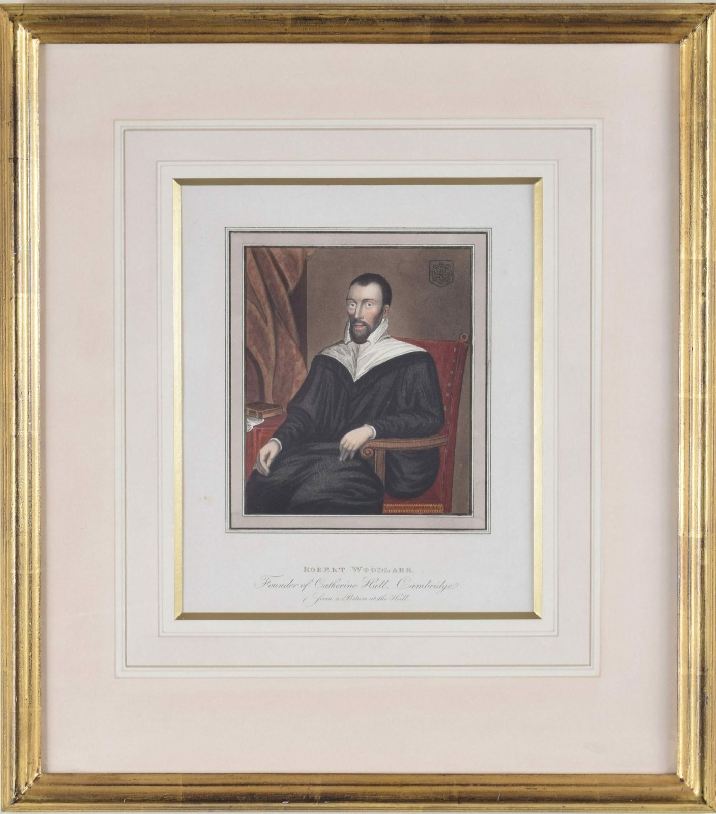 Robert Woodlark, St Catharine’s College, Cambridge Founder Engraving photo Art