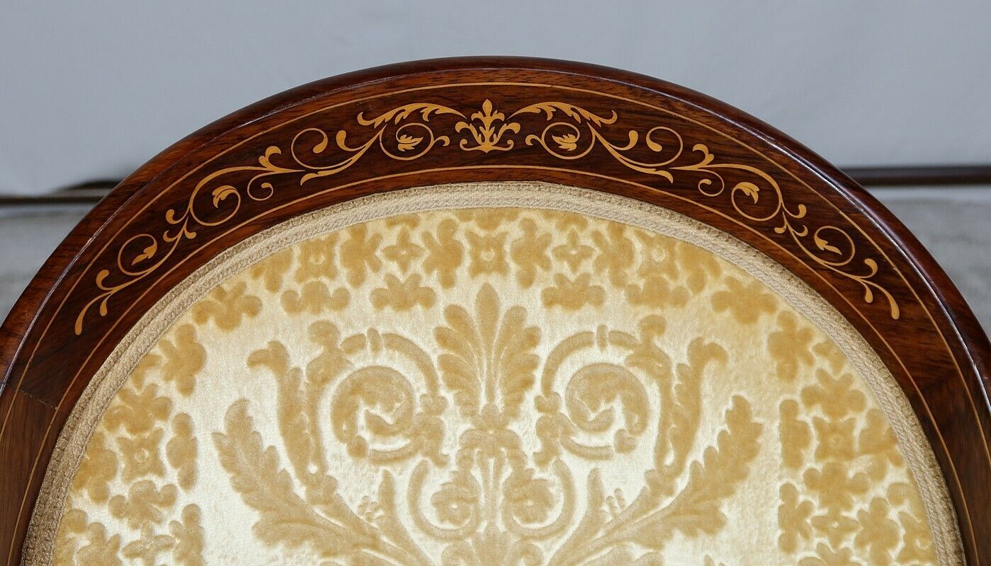 photo for sale Set Of 4 Rosewood Chairs, Charles X Period   Early 19th Century