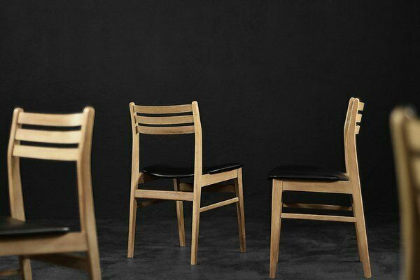 photo furniture Mid Century Scandinavian Oak Dining Chairs From Sax Møbelfabrik, 1960s, Set Of 4