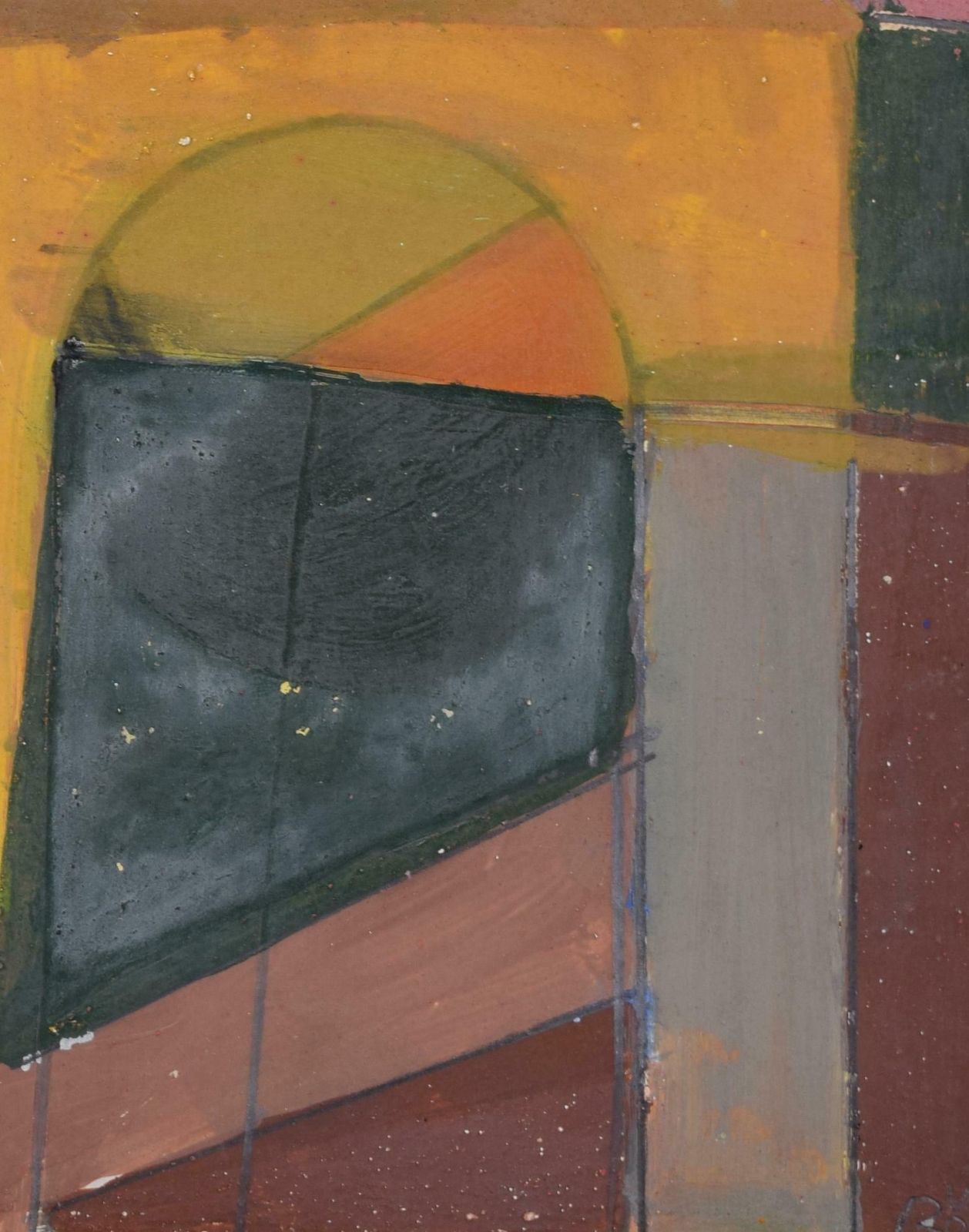 John Barnicoat Abstract Composition Modern British Art 1960s Design By John Barnicoat 1968 photo vinterior
