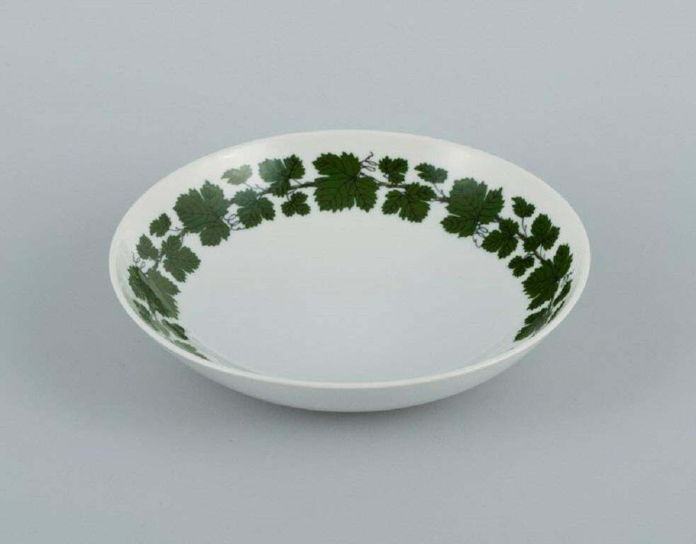 Meissen. Green Ivy Vine. Four Parts: Egg Cup, Cup, Saucer And Cream Jug photo 273.0