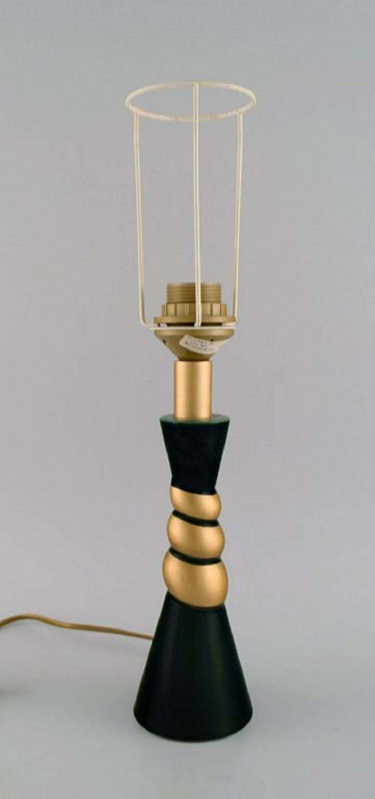 Le Dauphin, France, Two Table Lamps In Glazed Stoneware, 1960s/70s photo furniture