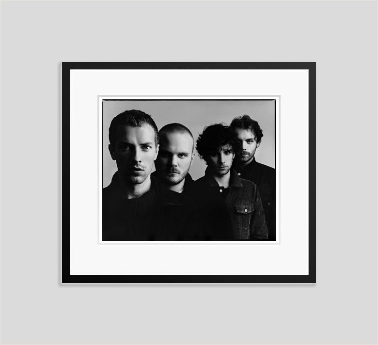 Coldplay  Kevin Westenberg Signed Limited Edition Framed In Black