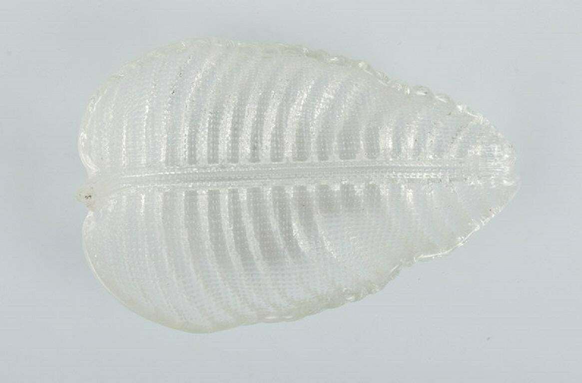 A Set Of Six Art Glass Leaf Shaped Bowls. Finland Approx. 1970s. photo furniture