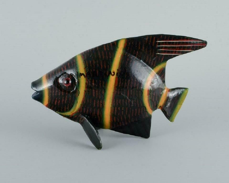 Two Fish In Wood. France, Mid 20th C.