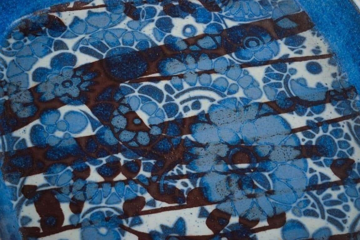Johanne Gerber For Aluminia, Royal Copenhagen, Dish In Shades Of Blue photo Home Decor