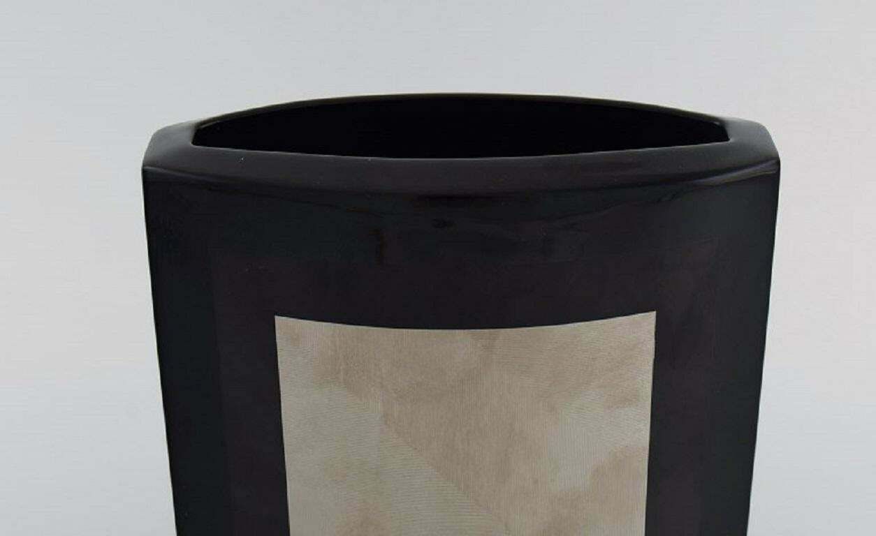 H. Dresler For Rosenthal Large Vase In Hand Painted Porcelain photo 273.0