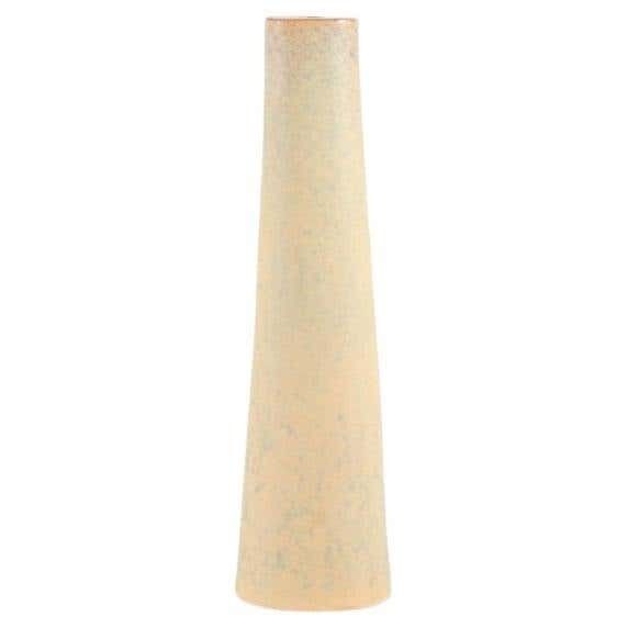 Marcello Fantoni, Italy, Ceramic Vase In Yellow Glaze, 1960s
