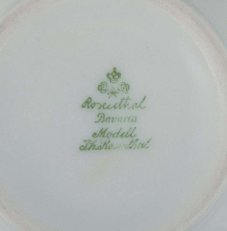 Rosenthal, A Porcelain Tea Set Consisting Of Teapot, Creamer And Sugar Bowl. photo buy