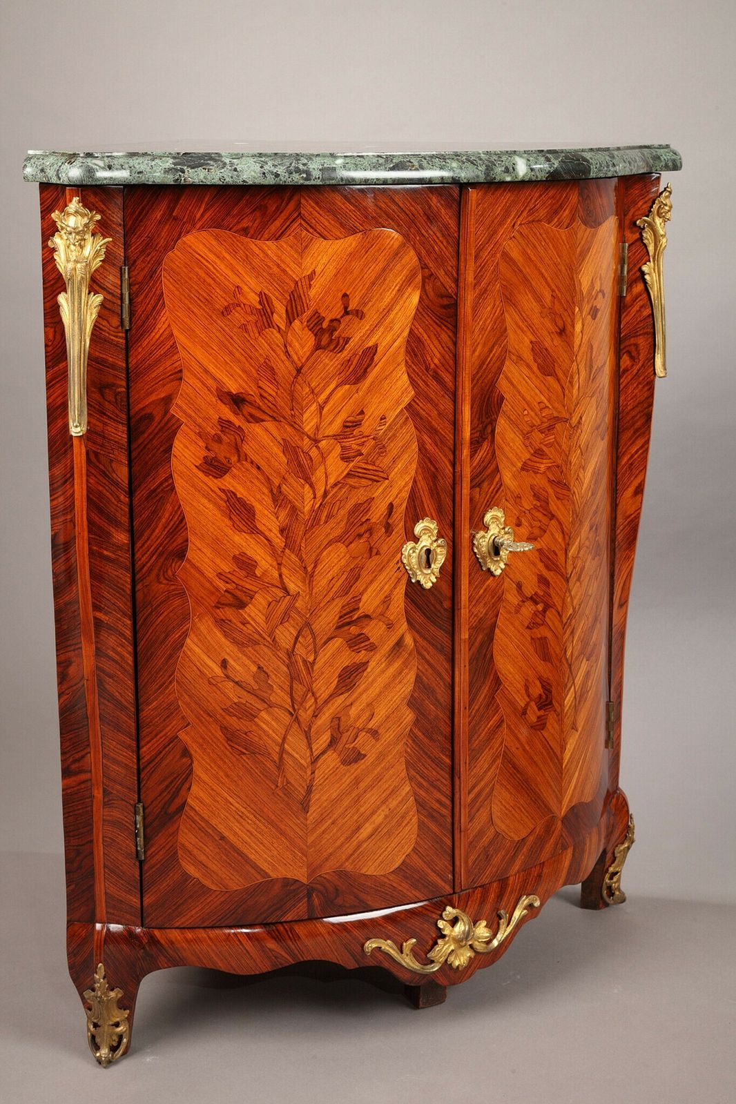 photo for sale Pair Of Louis XV Corner Tables Stamped Jean Lapie, 18th Century