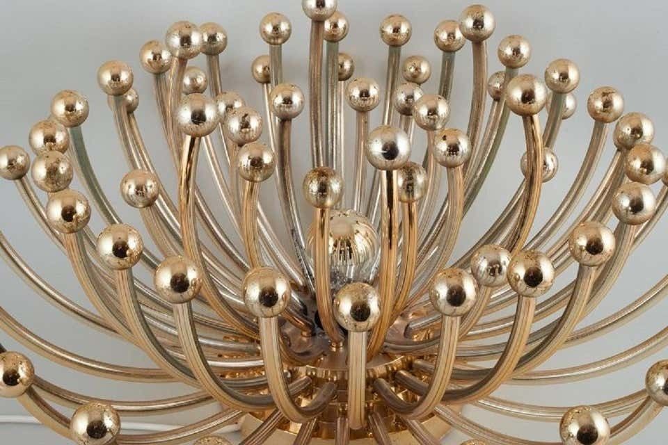 Studio Tetrarch For Valenti, Large Vintage Pistillino Wall Lamp, Italian Design photo for sale