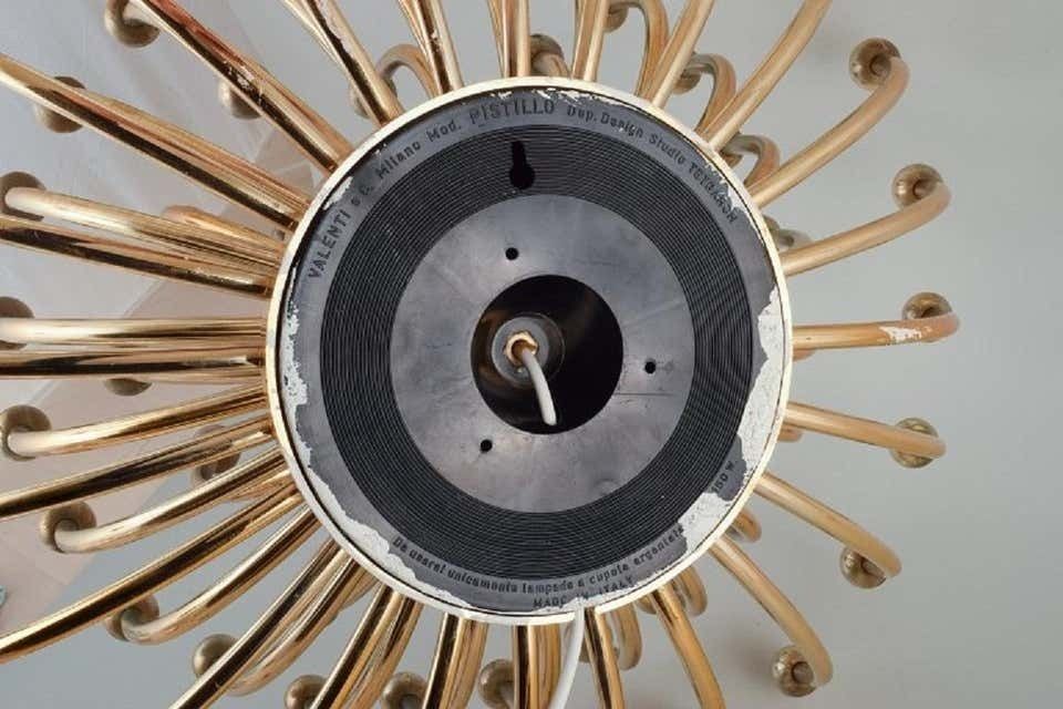 Studio Tetrarch For Valenti, Large Vintage Pistillino Wall Lamp, Italian Design photo Lighting