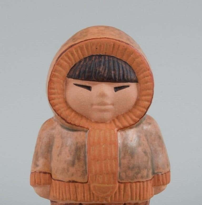 Lisa Larson For Gustavsberg. Stoneware Figure From "All The World's Children." photo 169.0