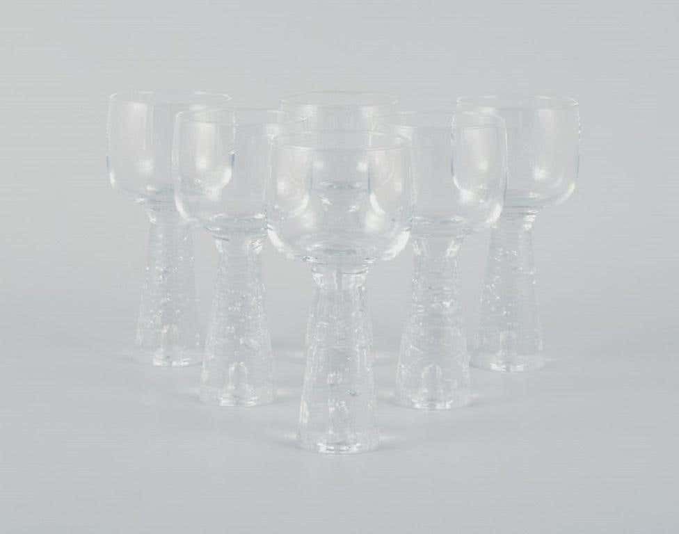 Timo Sarpaneva For Iittala Nuutajärvi, 6 Vintage Archipelago Liqueur Glasses photo furniture