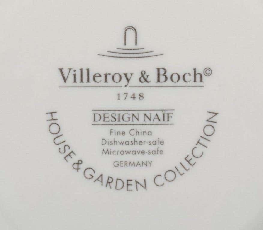 Villeroy & Boch, Design Gérard Laplau, Set Of Six Porcelain Plates photo vintage