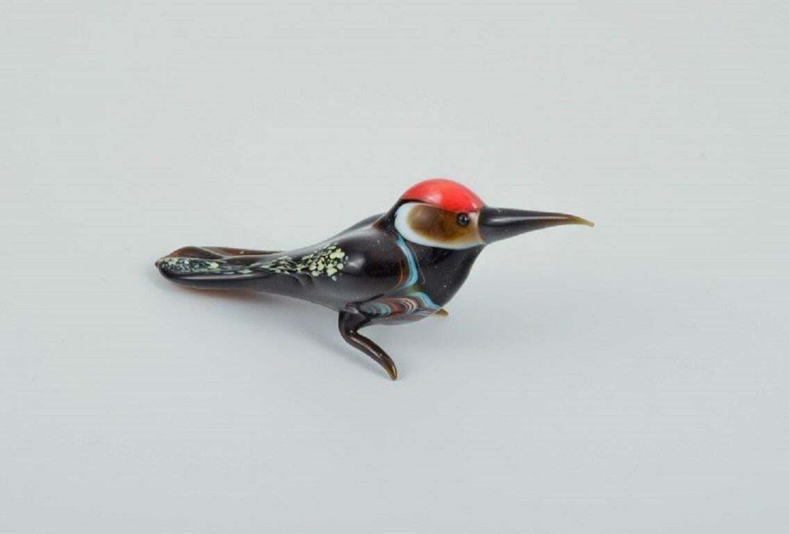 photo furniture Murano, Italy. A Collection Of Six Miniature Glass Figurines Of Animals.