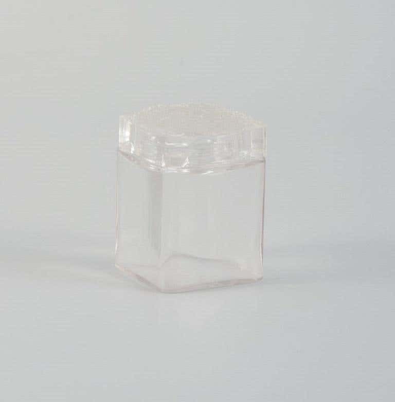 Early Laliqué Creme Pot "La Jacee" With Lid, Manufactured For Coty, 1928 photo furniture