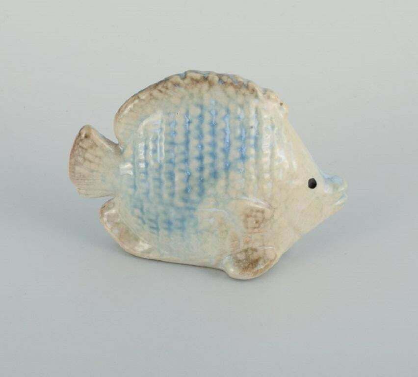 Collection Of French Ceramic Fish, France, 1960/70s photo vinterior