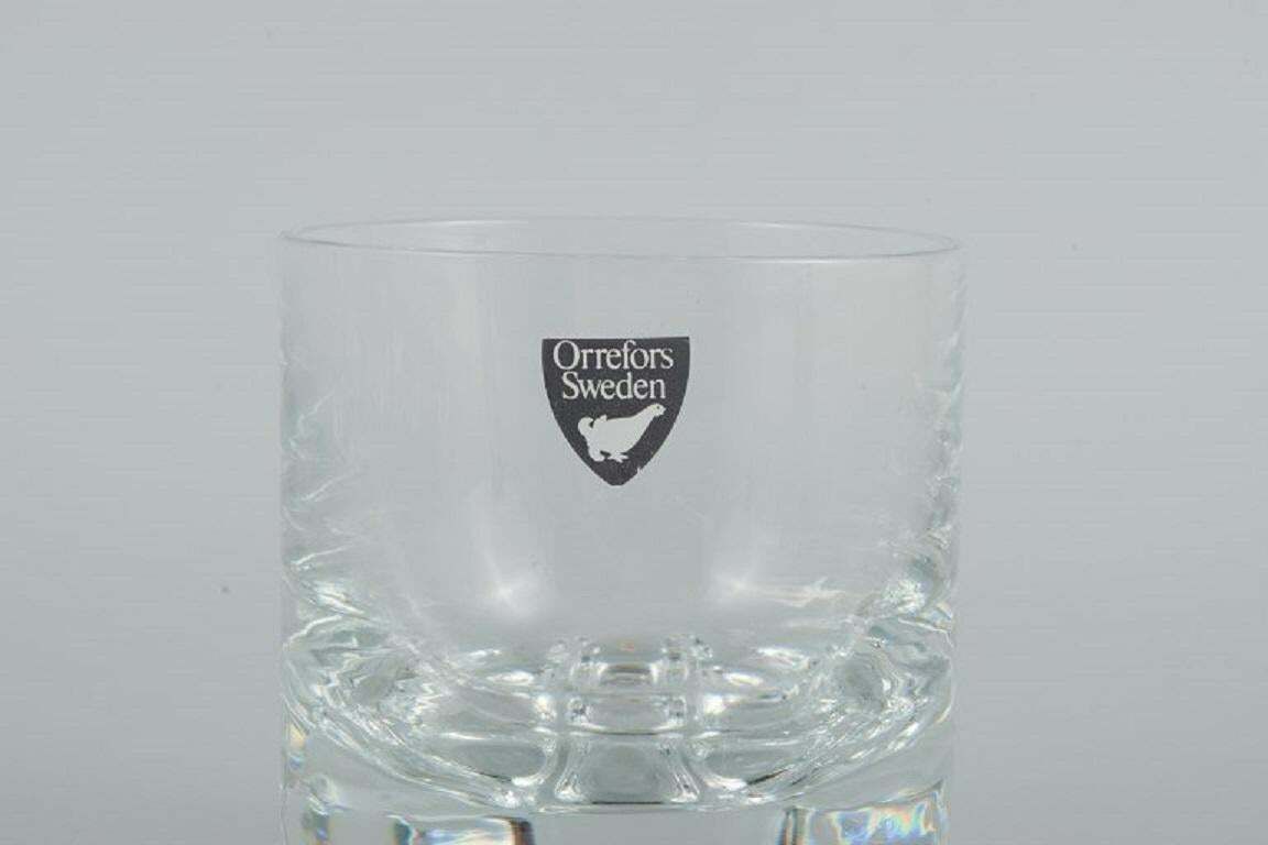Orrefors. Swedish Art Glass. A Set Of 10 Whiskey Glasses. photo 423.0