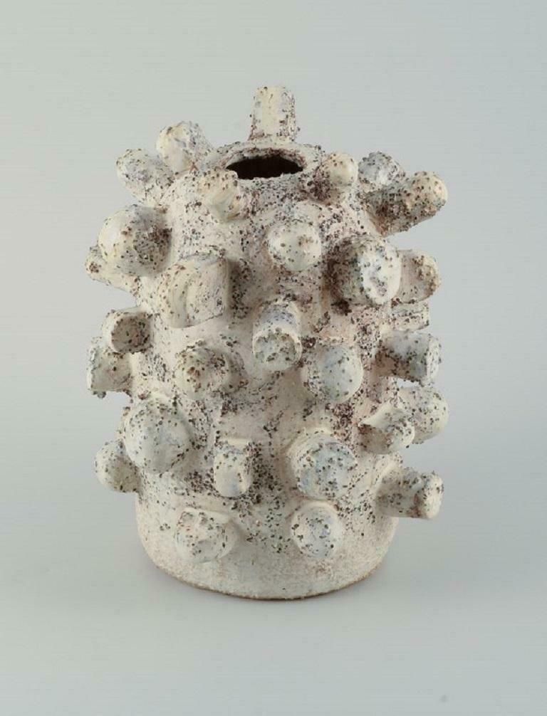 Christina Muff, Danish Contemporary Ceramicist. Large Unique Stoneware Sculpture photo Art