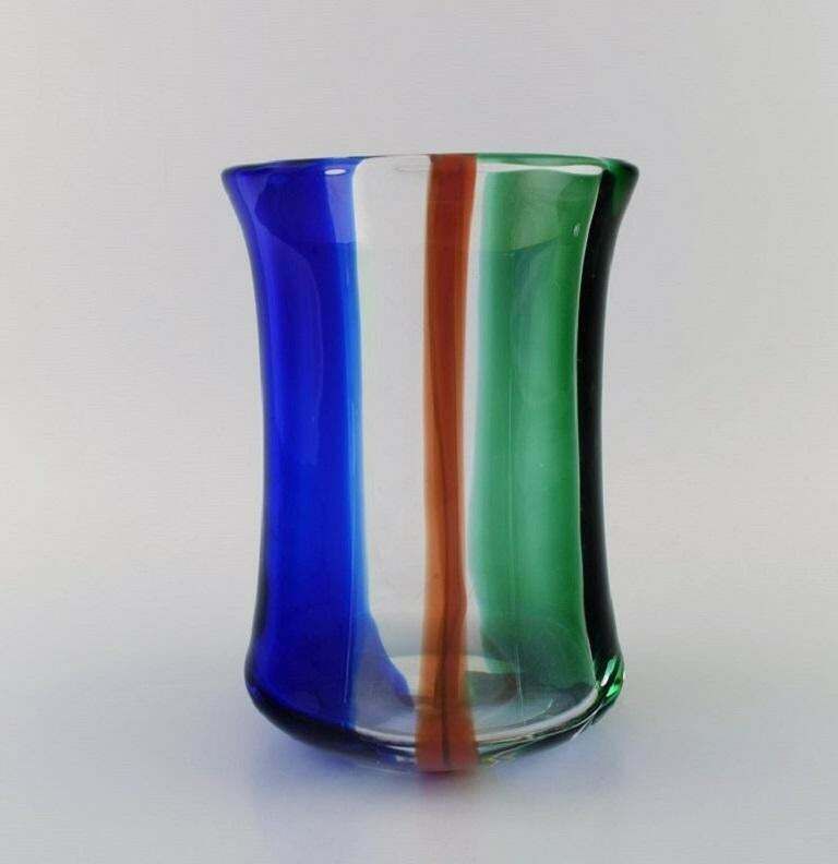 Erik Höglund For Kosta Boda, Unique "Chribska" Vase In Art Glass photo furniture