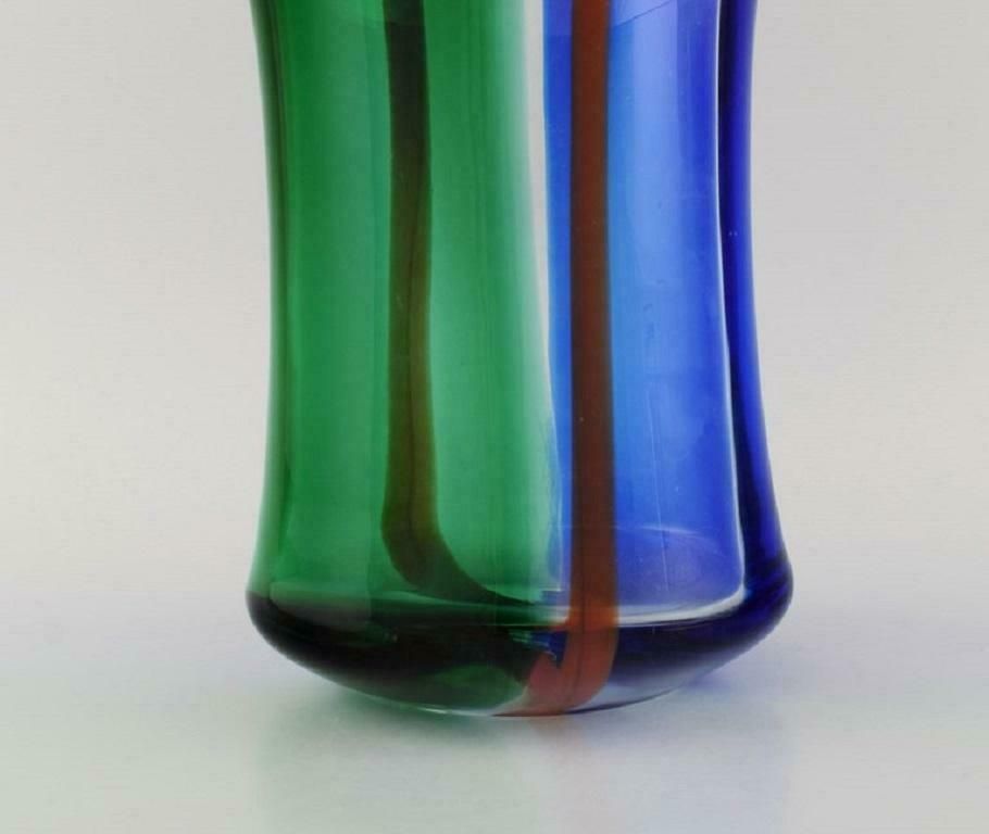 Erik Höglund For Kosta Boda, Unique "Chribska" Vase In Art Glass photo vinterior