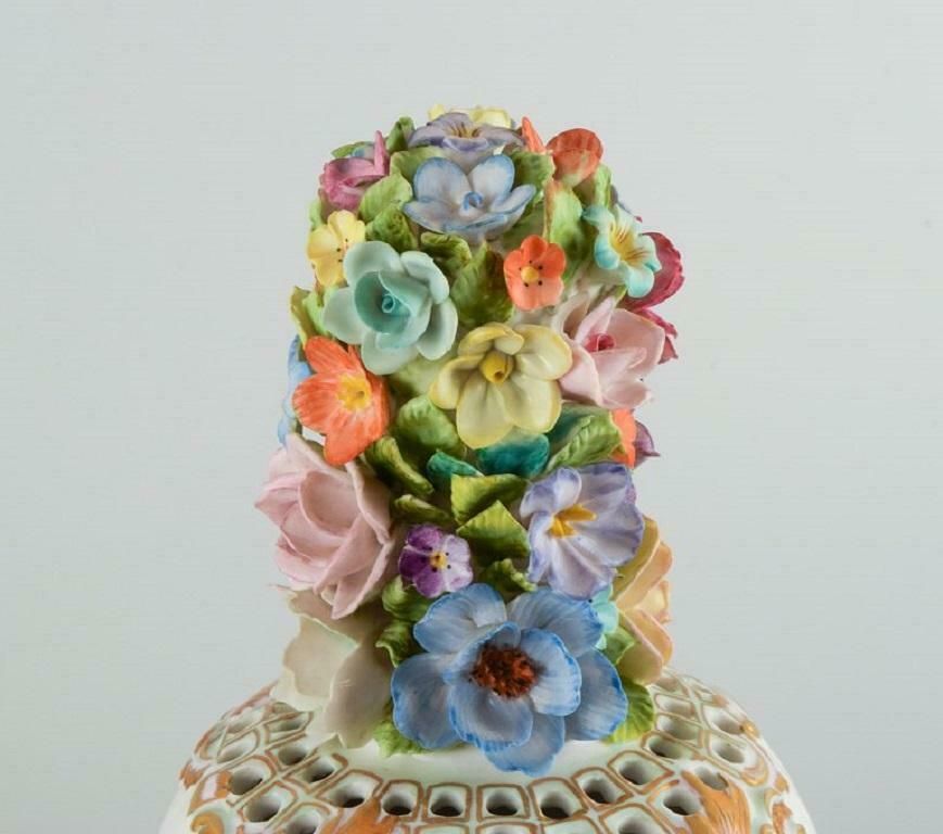 Dresden, Germany, Colossal Lidded Porcelain Vase On Stand photo Home Decor