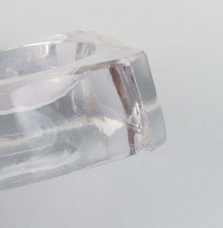 Baccarat, France, Four Art Deco Double Salt Cellars, Faceted Crystal Glass photo buy