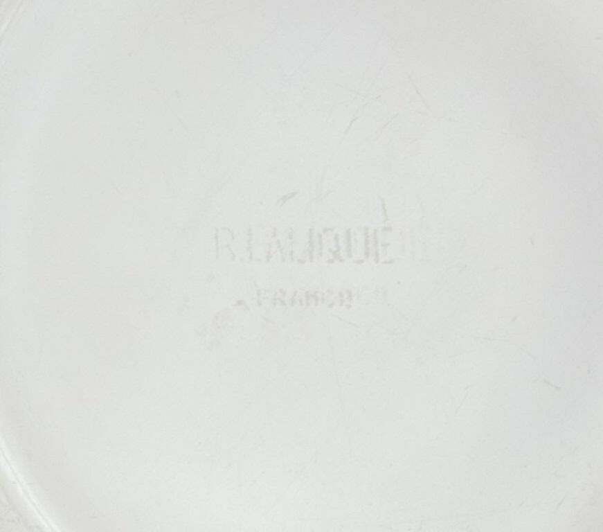 Early René Lalique Nippon 4 Cover Bowl In Art Glass With Inlaid Air Pearls photo 762.0