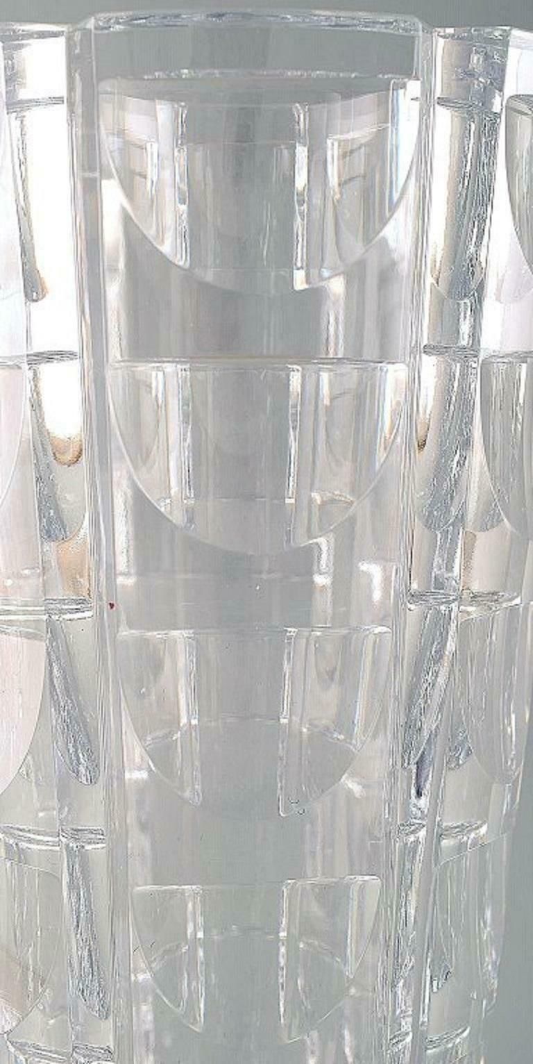 Simon Gate For Orrefors Tusen Fönster  Thousand Windows Art Deco Vase photo 475.0