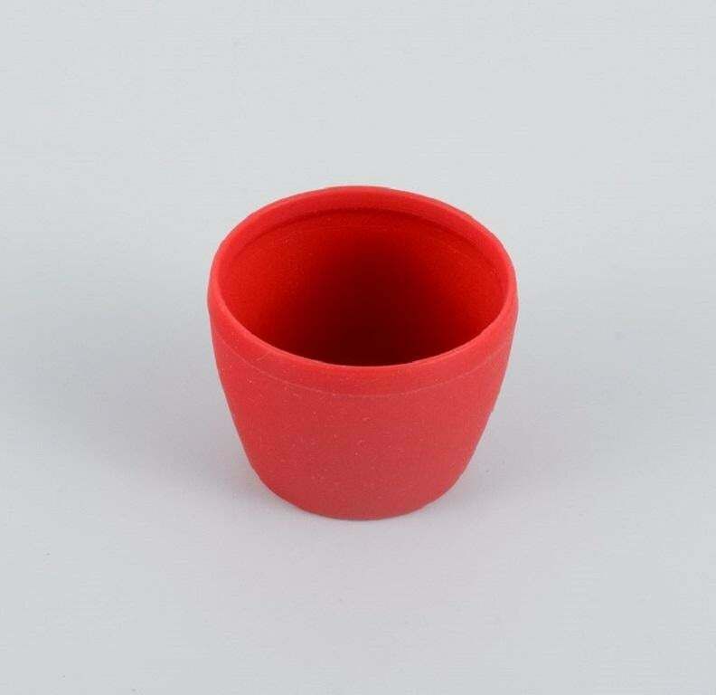 Verner Panton For Menu, Ten Egg Cups In Different Colours, Made Of Rubber photo Home Decor