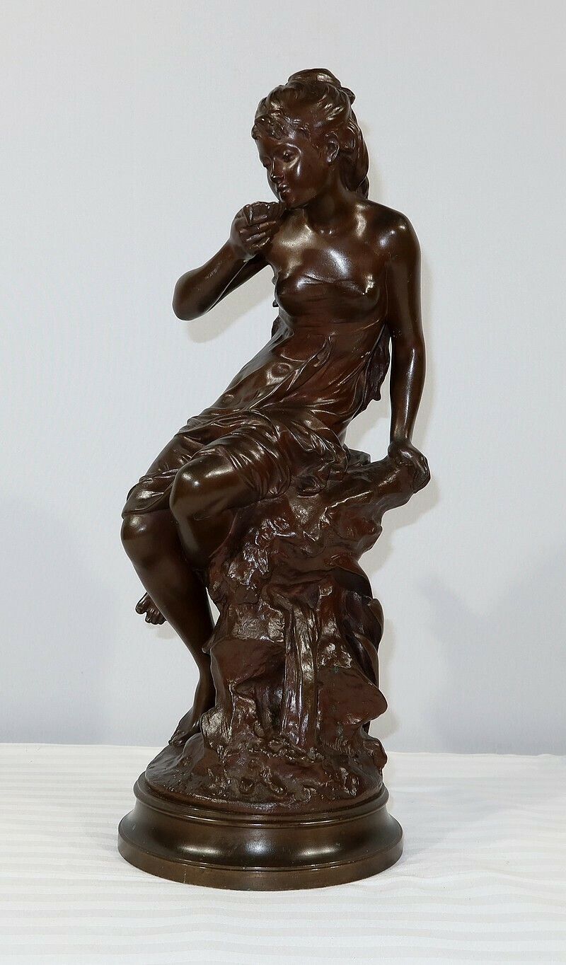 Bronze “La Source”, By M. Moreau – Mid 19th Century