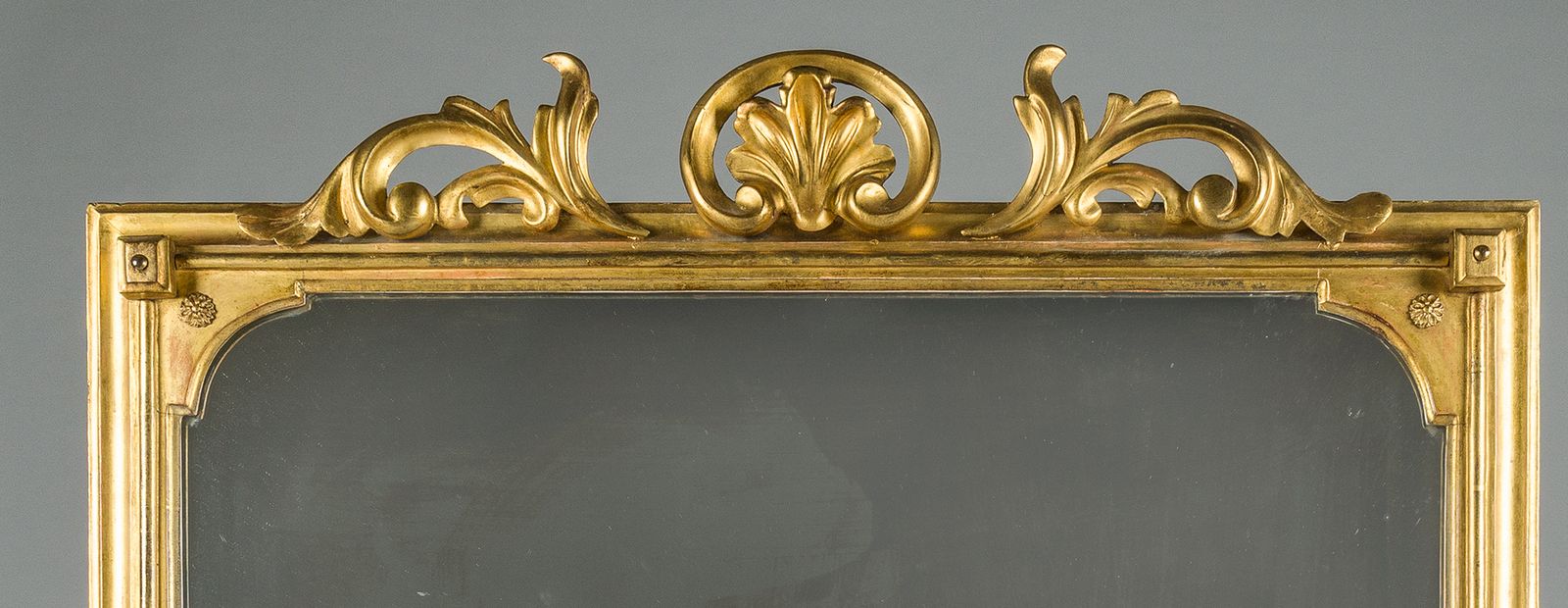 Large 19th Century Victorian English Gilt Overmantle Mirror photo vinterior