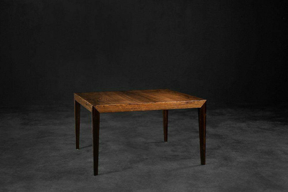 Vintage Mid Century Scandinavian Rosewood Coffee Table By Severin Hansen For Haslev Møbelfabrik, 1960s photo vintage