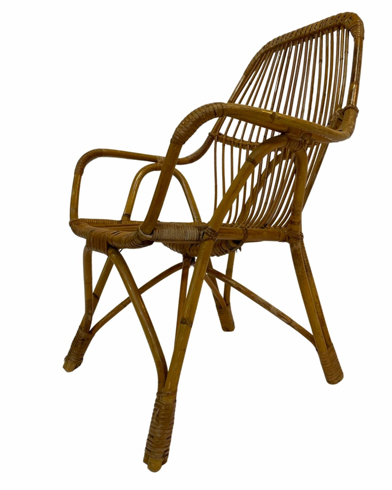 photo furniture Rattan Easy Chair By Dirk Van Sliedregt Rohe Noordwolde 1960 In The Netherlands