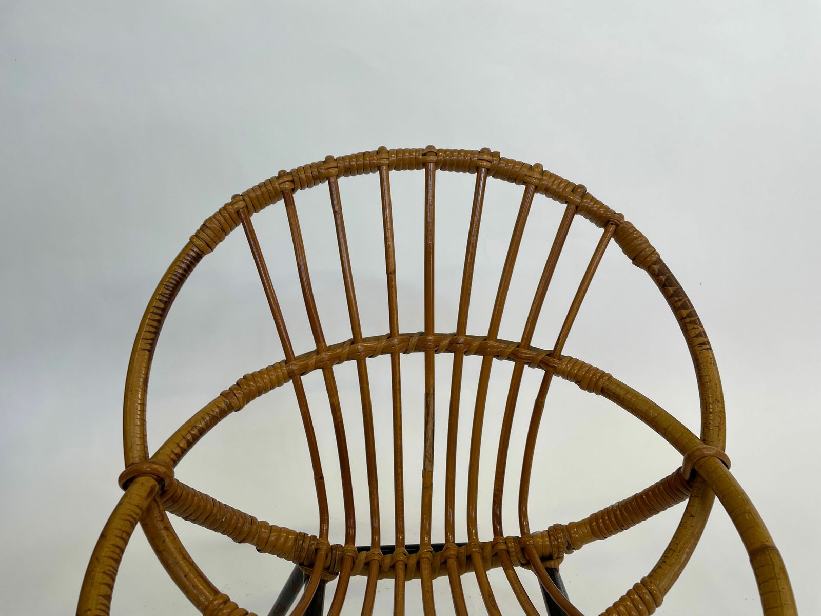 Vintage Rattan Children's Chair Rohe Noordwolde 1960s Design photo 87.36