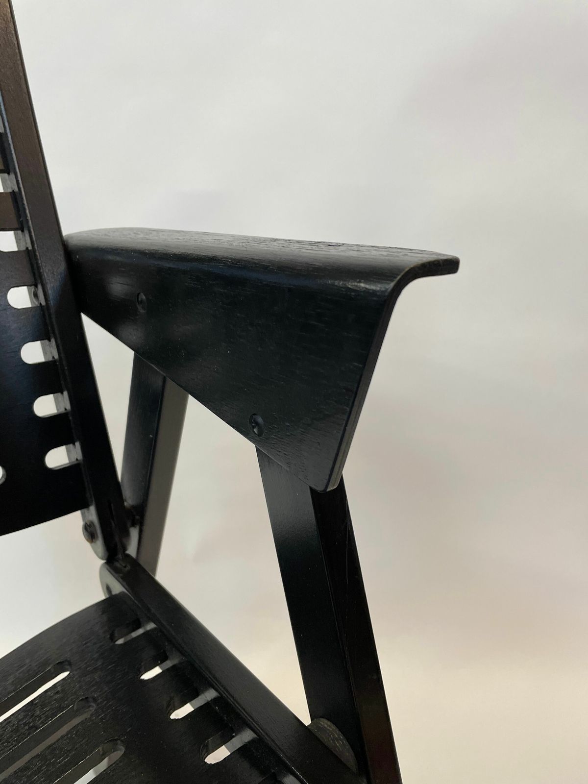 Niko Kralj Slovenian Rex Plywood Folding Chair For Stol 1950s In Black photo vinterior