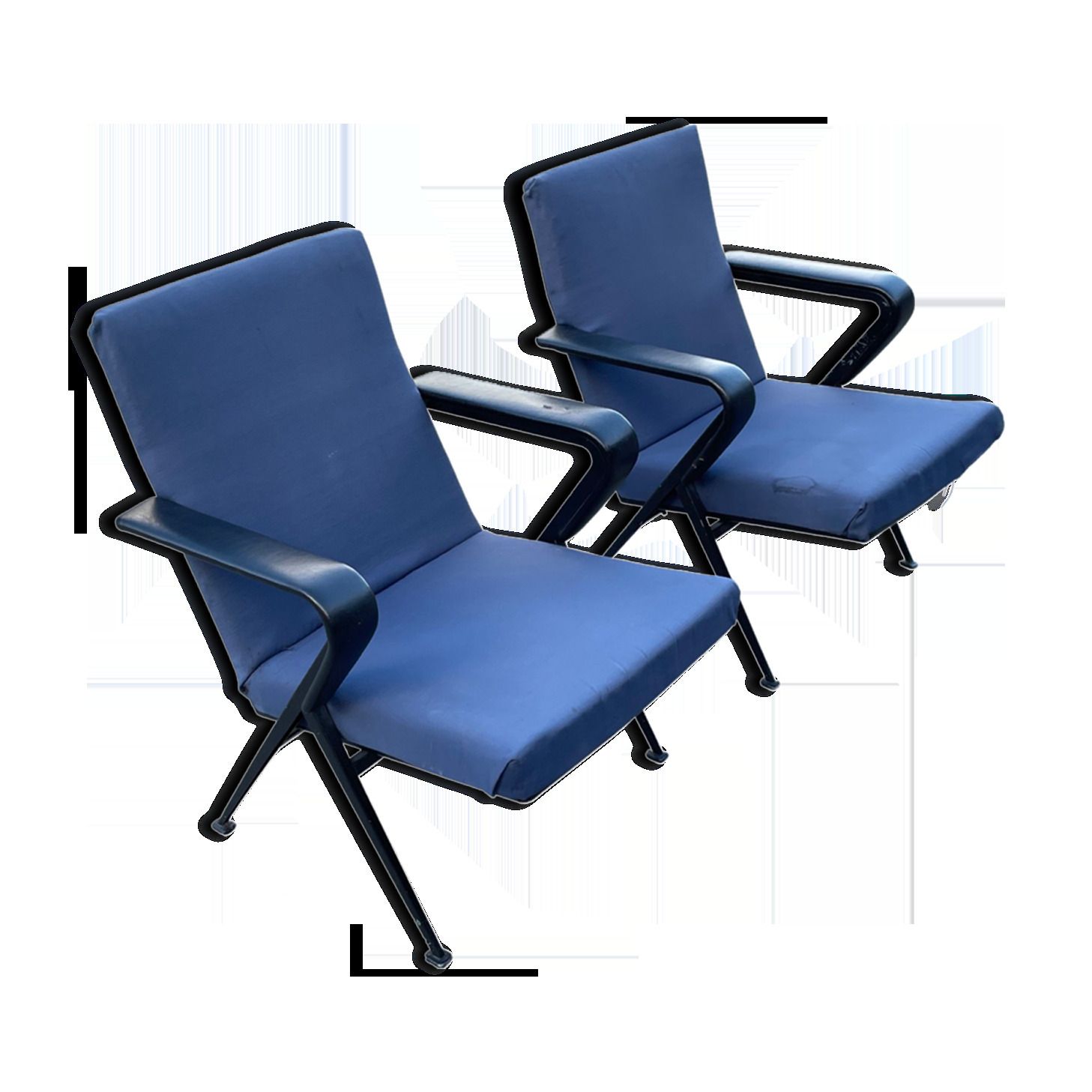 Pair Of Repose Armchairs By Friso Kramer For Ahrend De Cirkel