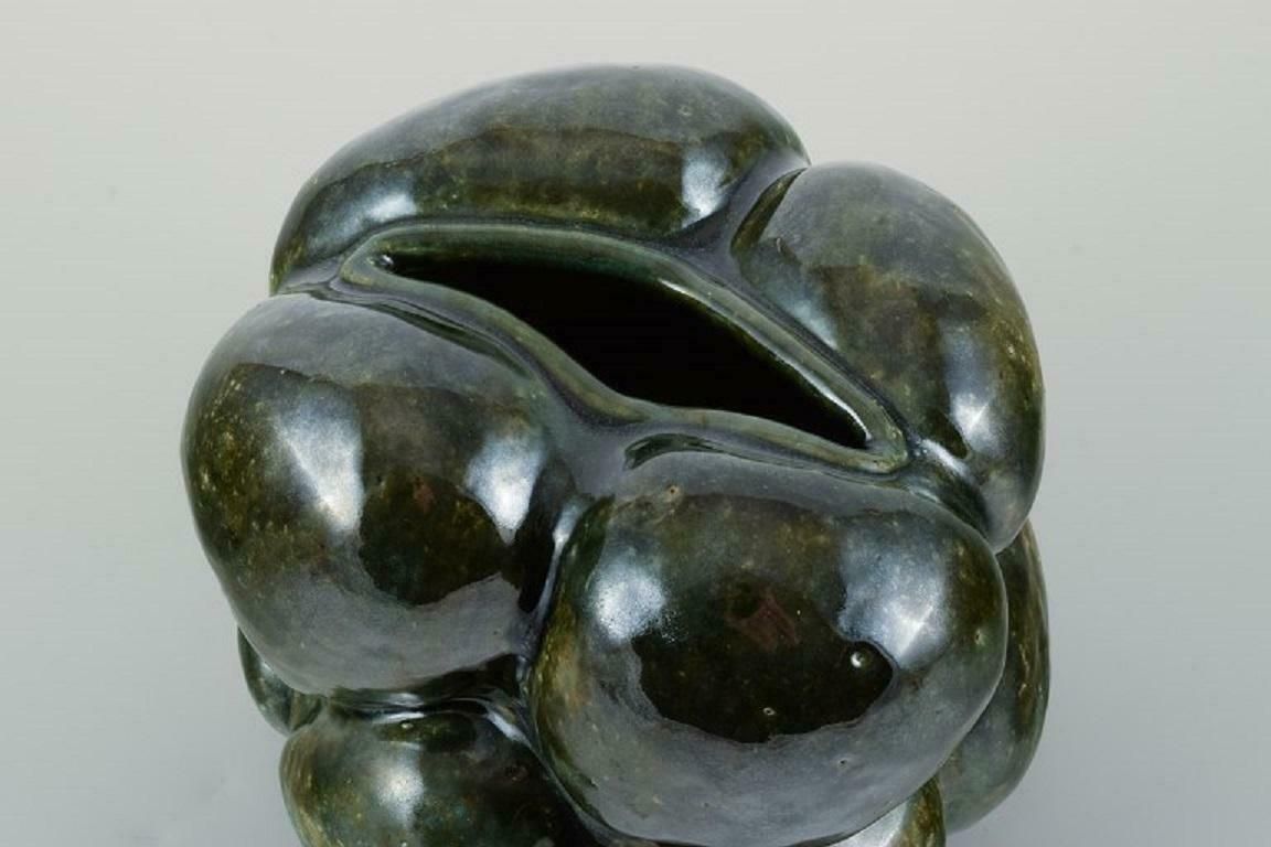 Christina Muff Danish Contemporary Ceramicist Organic Shaped Vessel photo vinterior