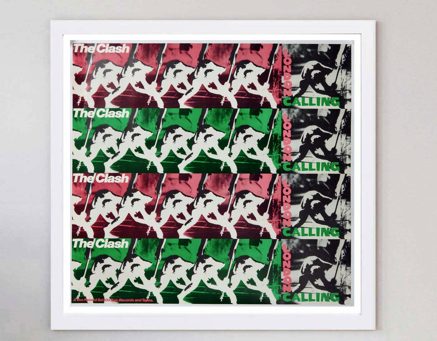 The Clash   London Calling Original Vintage Poster photo for sale