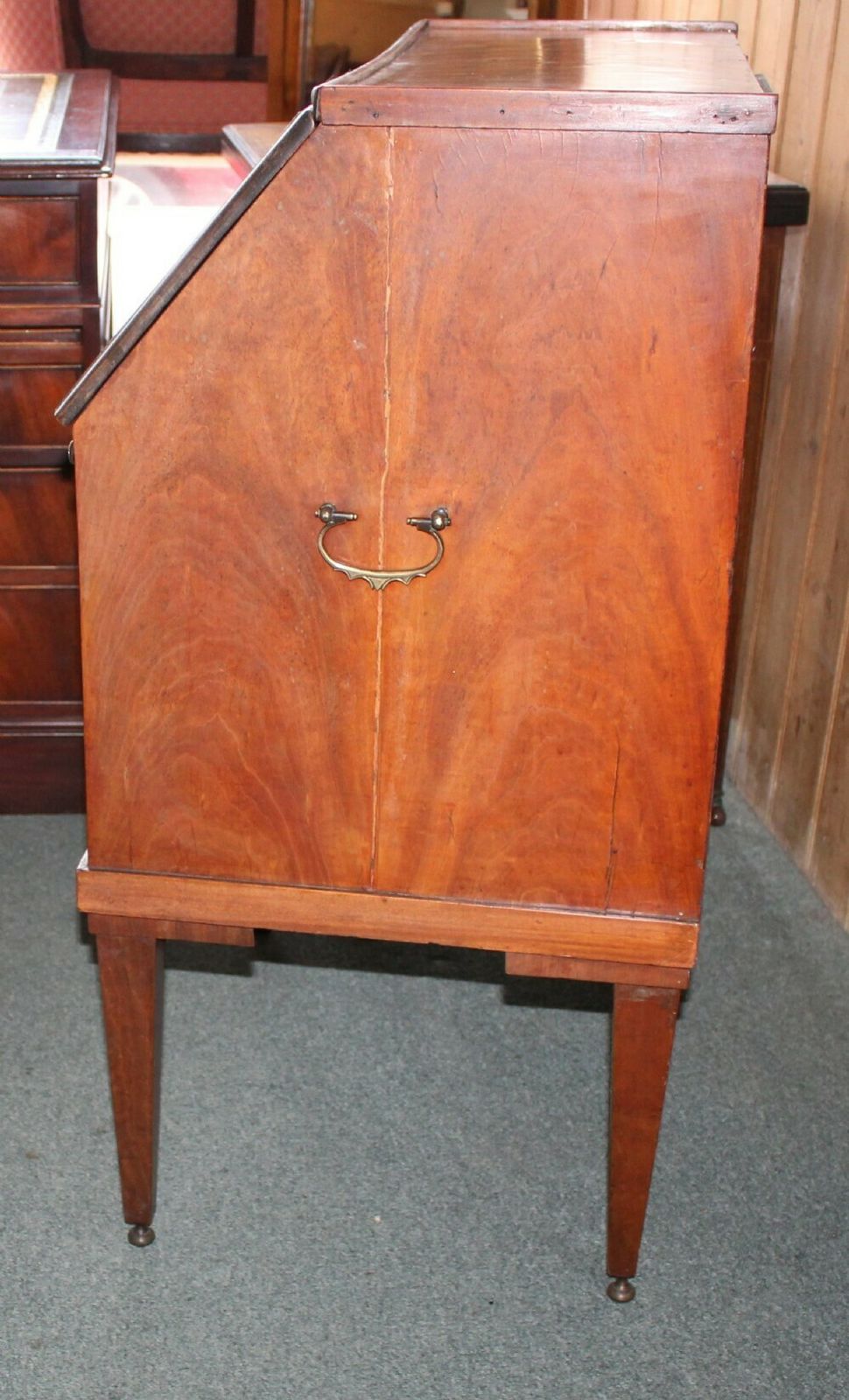 Small Edwardian Satinwood Bureau photo Furniture