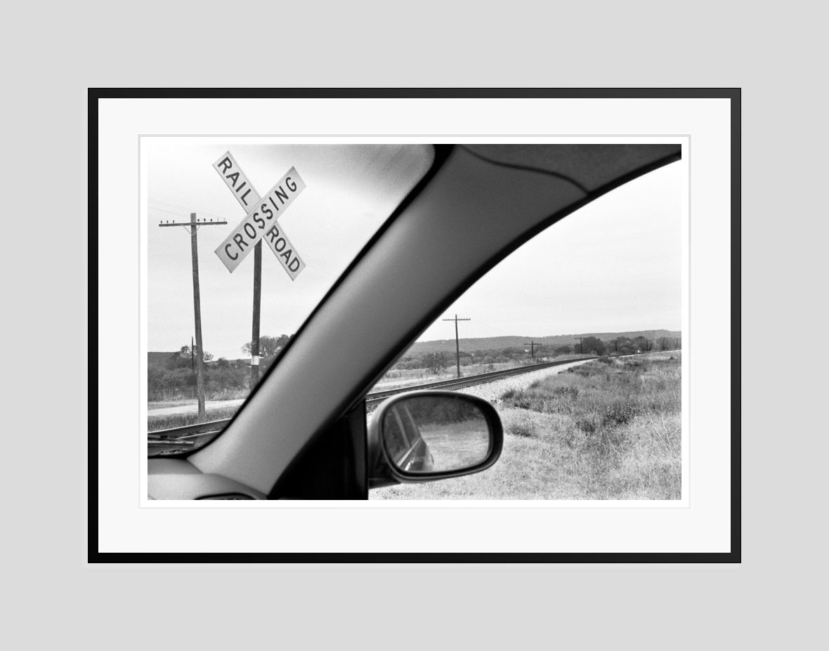 'Railroad Crossing' Homer Sykes Framed In Black