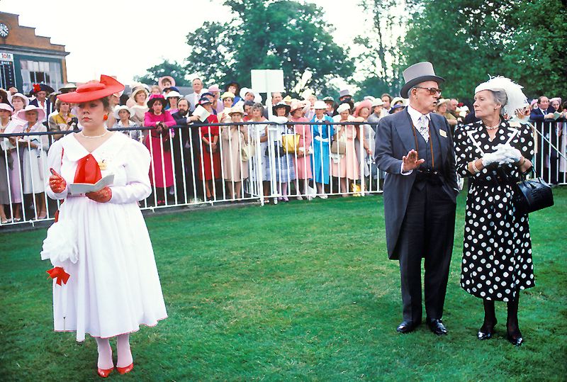 'Royal Ascot Fashion' Homer Sykes Framed In White photo furniture