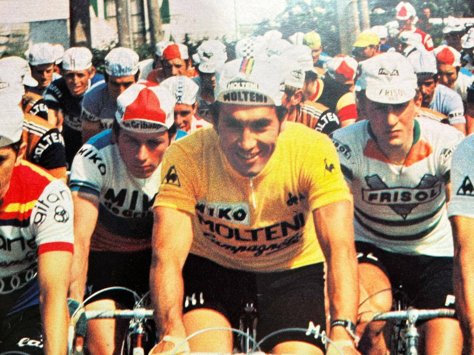 Eddy Merckx Original Vintage Cycling Print 1976 photo furniture