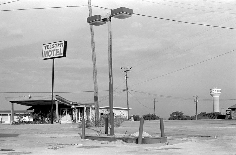 'Texas Motel' Homer Sykes Framed In White photo furniture