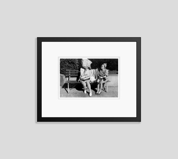 'The Secret' Homer Sykes Framed In Black
