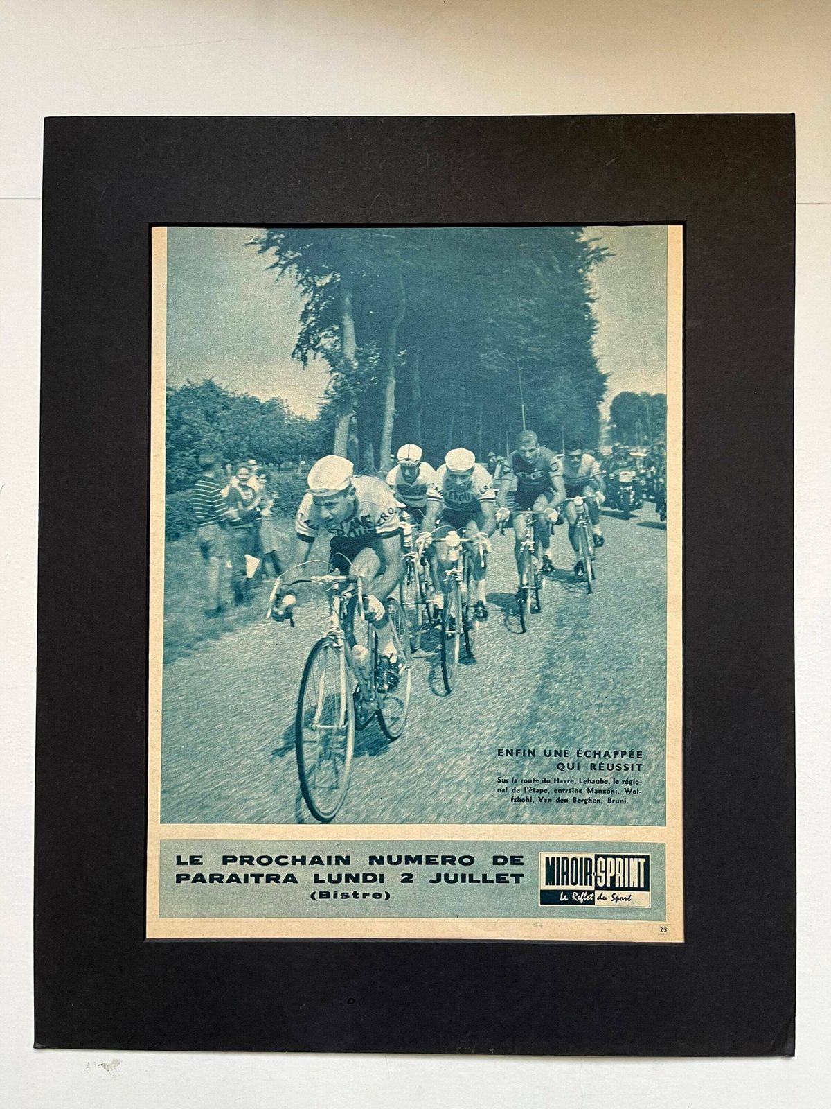 Vintage Tour De France Cycling Print   1962 photo furniture