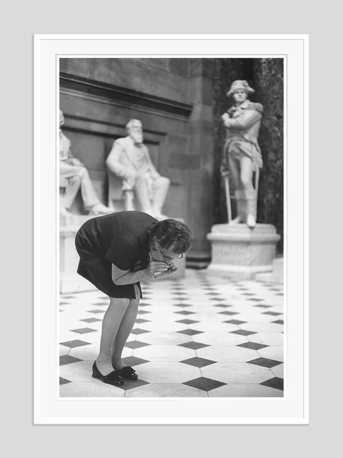 'Whispering In Washington' Homer Sykes Framed In White