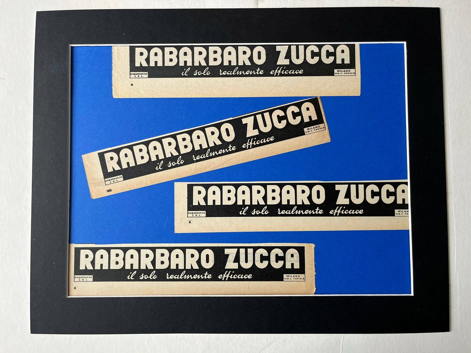 1950s Rabarbaro Zucca Original Italian Vintage Advertisement Art photo for sale