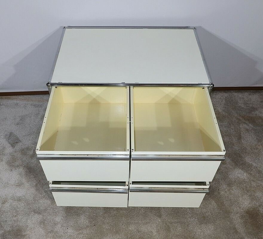 photo vintage Cabinet On Wheels, Usm Haller Module – 1960